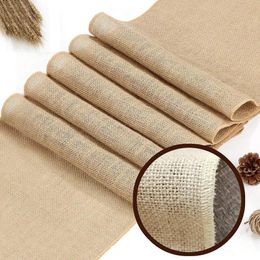 burlap rolls wholesale UK - Party Decoration 120-300MM Width Natural Jute Burlap Hessian Ribbon Rolls Vintage Rustic Wedding Decor Christmas Gift Wrapping Home