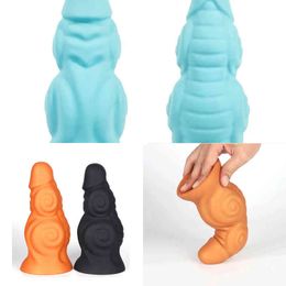 Nxy Anal Toys Silicone Dildo Huge Vaginal Stimulation Prostate Massager Ass Expansion Large Butt Plug Adult Erotic Sex for Men Women 220506