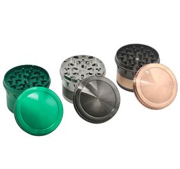 The latest 63x47mm Smoke grinder four -layer zinc alloy drum -type smoke grinding heater many styles support custom LOGO