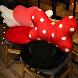 Kawaii Bow Plush Cushion Filled Seat Cartoon Rabbit Sofa Indoor Floor Home Chair Decor Children Gift J220704