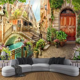 2022 Custom 3D Wallpaper Walls Landscape Walpaper For Bedroom Living Room 3D Background Wall