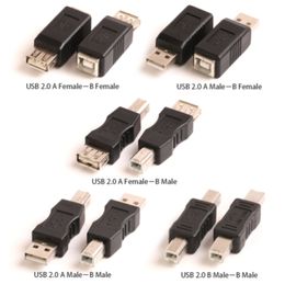 USB 2.0 A Female to Type B Male Adapter Converter Extension Converter For Printer