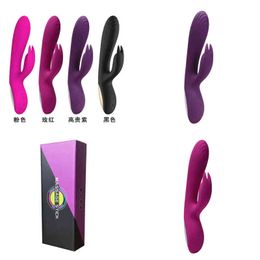 NXY Vibrators Av Female Jade Rabbit Usb Charging Frequency Conversion Massage Stick Adult Fun Products 220426