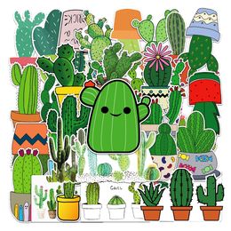 New Waterproof 10/30/50PCS Cartoon Cute Plant Cactus Graffiti Stickers DIY Laptop Luggage Phone Water Bottle Decal Sticker Kid Toy Car sticker