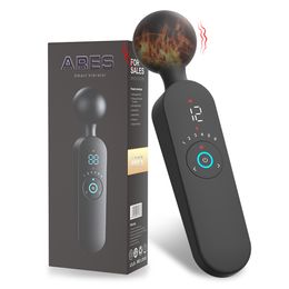 AV Vibrator Smart Heating Magic Wand 72 Modes Digital Display G-Spot Clitoris Stimulator sexy Toys for Women Female Masturbator