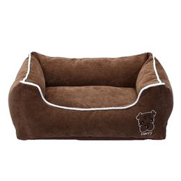 Pet Bed for Small Medium Large Dog Crate Pad Deluxe Soft Bedding Moisture Proof Bottom for All Seasons Puppy Dog House Pet Bed 201119