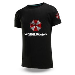 Men's T-Shirts 2022 Summer Umbrella Corporation Cotton T-shirt Casual Comfrtable Ity Harajuku Fashion Short Sleeve Classic Print Tops
