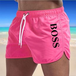 bossShort New Summer Beach Bard Pants Swimming Trunks Men For Boys Swim Shorts Beach Running Sexy Swimsuits shorts 647