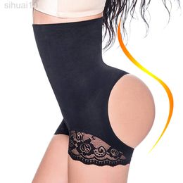 Ningmi Waist Trainer Control Briefs For Women Party Body Modelling Belt Shaper Tummy Control Pulling Underwear Butt Lifter Short L220802