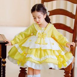 Girl's Dresses Spanish Baby For Children Vintage Lolita Dress Girl Birthday Party Ball Gowns Infant Princess Vestidos BoutiqueGirl's