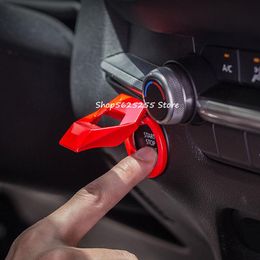 Interior Decorations Car Ignition Switch Cover Key Ring Modification Start Sticker Auto DecorationInterior