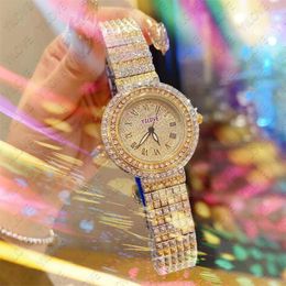 All Dials Working Womens Watch Luxury Fashion Full Stainless Steel Band Clock Quartz Imported Movement Diamonds Gifts Business Superior Quality Wristwatches
