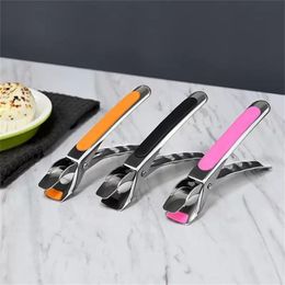 Kitchen Tool Non-slip Pot Pan Gripper Clip Hot Dish Plate Bowl Clips Retriever Tongs Silicone Handle Air Fryer Camping Tool