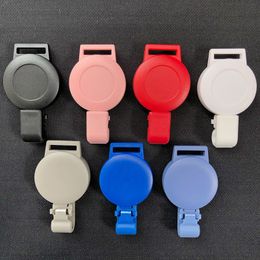 Other Household Sundries Square Ear Easy-to-pull Buckle Badge Card Sleeve Clip Telescopic Buckles Matte Surface Webbing Button YS0013