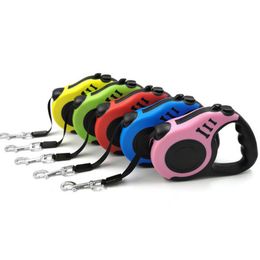 Dog Collars & Leashes Leash Durable Automatic Retractable Walking Running Leads Cat Extending Rope Belt Dogs Pet ProductsDog