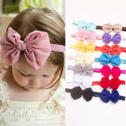 Infant Baby Hairband Bowknot Headband Candy Colour Elastic Headwrap Kids Headbands Children Hairbands Hair Accessory