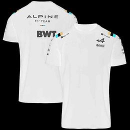 2022 Summer Alpine Team Official F1 T-shirt Short Sleeve Racing Competition Shirt High Quality Clothing 31