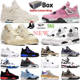 Blank Canvas 4 mens women basketball shoes 4s Red Thunder Sail Black Cat White Oreo Pure Money Infrared Military Metallic Purple Cool Grey Motorsports men sneakers