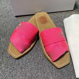 pink pearl roses UK - Fashion Designer Women Roman rose pink lace Slippers Beach Sandals Pearl Womens Loafers Print Slide Summer Wide Flat Lady Sandal Slipper