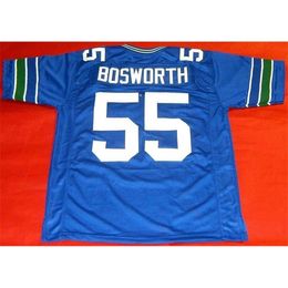 Chen37 Custom Men Youth women BRIAN BOSWORTH Football Jersey size s-6XL or custom any name or number jersey