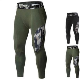 Men's Compression Base Layer Thermal camouflage Leggings Tight Gym Pants Fitness Quick Dry G220713