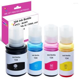 Ink Refill Kits Compatible For 104 Ecotank Bottles ET-2710 ET2710 ET2711 ET2712 ET2714 ET2715 ET2720 ET2726 ET4700Ink KitsInk Roge22