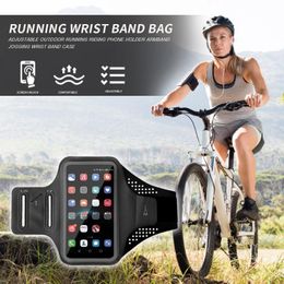 cell phone running cases Australia - Elbow & Knee Pads Running Riding Phone Holder Outdoor Armband Jogging Adjustable Wrist Band Case For Mobile Accessories