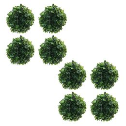 Decorative Flowers & Wreaths Pcs Practical Portable Plant Ornament Artificial Grass Balls For Shop El HomeDecorative