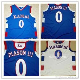 Cheap Frank Mason Iii Jersey 0 Ku 's Kansas Jayhawks Jerseys Mens Retro Stitched Top Quality Basketball Jerseys vest Shirt