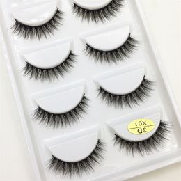 1050 Boxes 37 Style 5 Pairs Natural 3D False Eyelashes Makeup Fake Eye Lashes Faux Cils Make Up Beauty Maquillaje Wholesale 220607