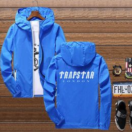Men's T-Shirts Trapstar London tops Work Wear Down Jacket Coat Winter Working Clothes for Cardigan Long Worki