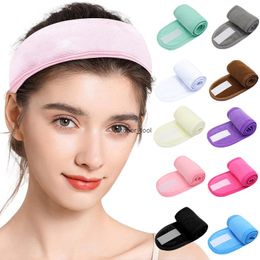 Women Headband Sports Yoga Fitness Stretch Sweat Sweatband Hair Band Elasticity Headband for Face Washing and Beauty Headwear
