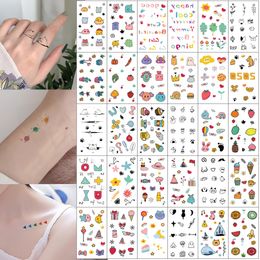 30pcs Wholesales new small Daisy temporary tattoo sticker wrist body leg tattoo stickers a white small fresh cute pattern