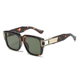 Sunglasses Retro Oversized Design Fashion Square Sun Glasses For Men And Women Vintage Tortoiseshell Frames Eyewear