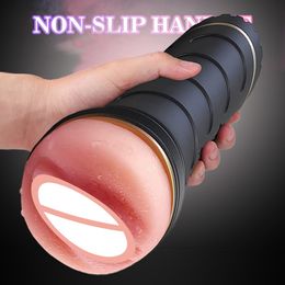 10.5inch Male Masturbator Realistic Textured Pocket Vagina Pussy Man Masturbation Cup Full Body Waterproof sexy toys for men