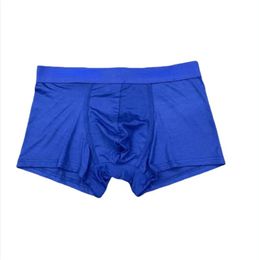 High Quality New 5 Colours Boxers Printing Men's Thin Sexy Underwear Male Boxers Pure Cotton Breathable Underpants Mens Casual Briefs bb023