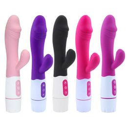 20RF 16 Vibration Silicone Rabbit G Spot Vibrator for Women Couples Stimulator Clitoris Massager sexy Toys