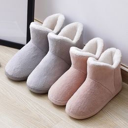 Fashion Winter Women Slippers High Top Home Fur Slippers Slip On Warm House Shoes Men Women Indoor Outdoor Shoes Girls Boys Y200106