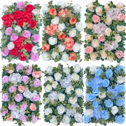 Wedding Flower Row 40x60cm Silk Rose Arch Flowers Wedding Engagement Valentine Day Baby Shower Party Photography Backdrops