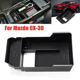 Car Organiser Armrest Storage Box Gap Fit For CX-30 2022 Central Control Tidying Auto Accessories