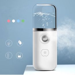 Facial Nano spray hydrating instrument face humidification steamer face beauty cold sprayer machine household small portable Artefact rechargeable 10