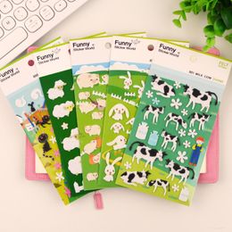 Gift Wrap Cute Felt Animal Stickers For Kids Scrapbooking Journaling Home Decoration Sticker DIY Craft Supplies Handiwork MaterialGift GiftG