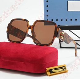 Monogrames Sunglasses With Interlocking G New Fashion Oversized The Letter B Square Luxury Trend Sunglasses Women Men Retro rectangle sunglasses gafas de sol