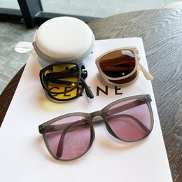 Sunglasses Vintage Polarized Sun Glasses For Women Foldable And Portable Mirrored Classic Fashion OculosSunglasses