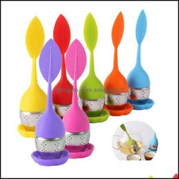 Other Kitchen Dining Bar Home Garden Tea Tool Interesting Kitchen Tools Cute Mr Teapot Infuser/Tea Strainer/Coffee Sile Sets Drop Deliver