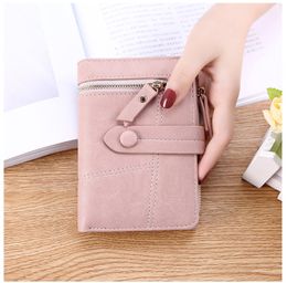 High Quality Women's Wallet Short Women Coin Purse Wallet Ladies Card Holder Small Hasp Money Bag Clutch Carteira