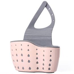 Hooks & Rails Durable Kitchen Utensils Sink Drain Bag Small Rack Sponge Pool Storage Supplies Rag Hanging Basket RackHooks