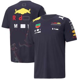 New ReBull F1 T-shirt Apparel Formula 1 Fans Extreme Sports Fans Breathable f1 Clothing Top Oversized Short Sleeve Custom