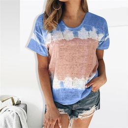 Women Tshirt Multicolour ONeck Print Tops Tee New Nation Plus Size Short Sleeve Women tshirt 5XL Women Cloth Summer Tees T200516
