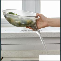 Other Kitchen Dining Bar Home Garden Kitchen Tools Mti-Function Filter Bowl Sink Water Vegetable A Dh369